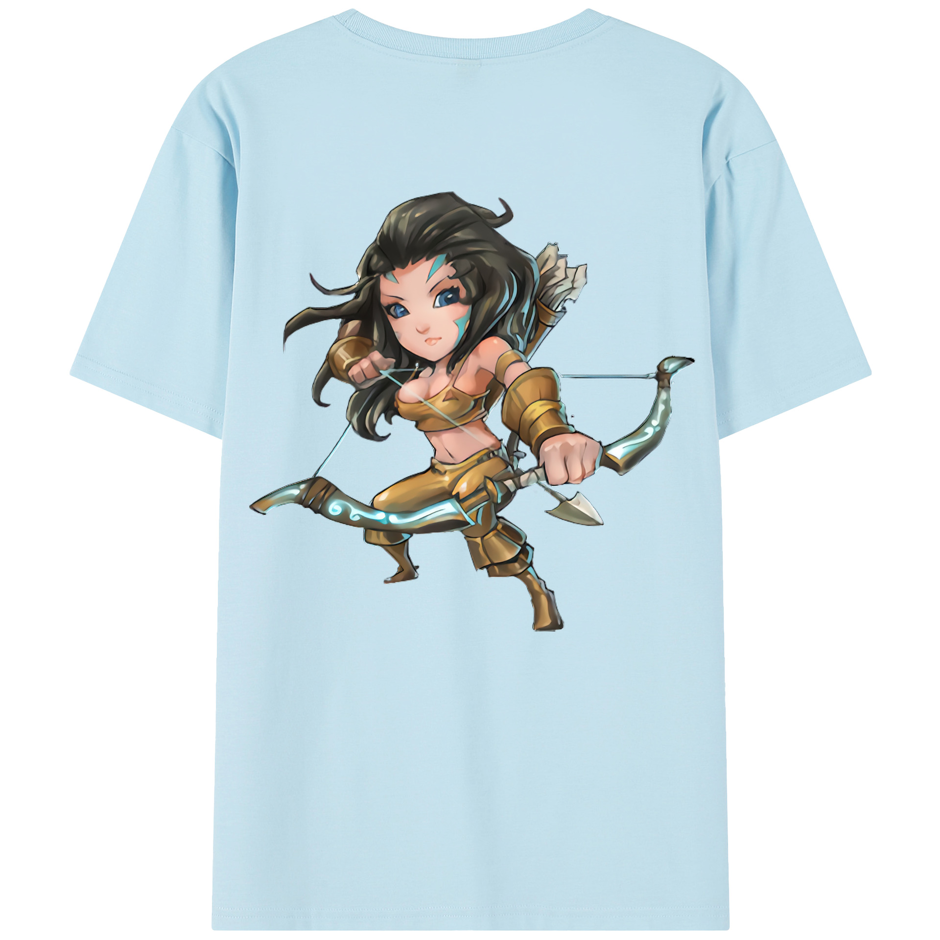 リーグ・オブ・レジェンド League of Legends LOL 綿100％半袖Tシャツ（背面プリント）